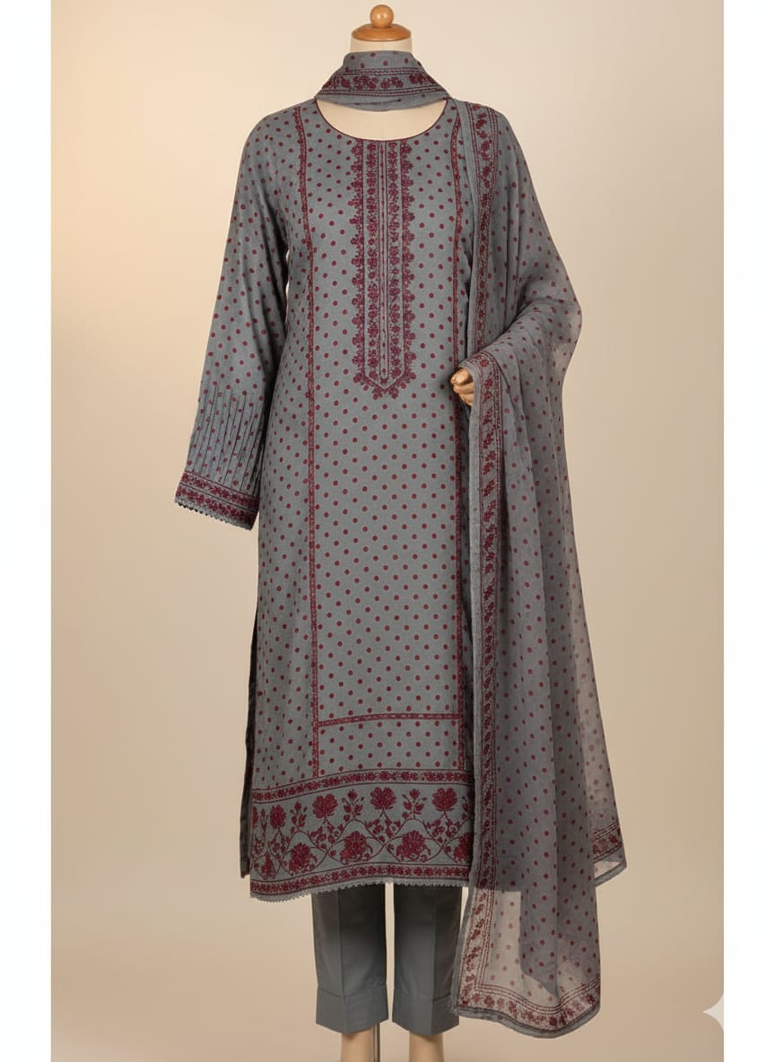 unstitch allover 2 piece suit shirt trouser.